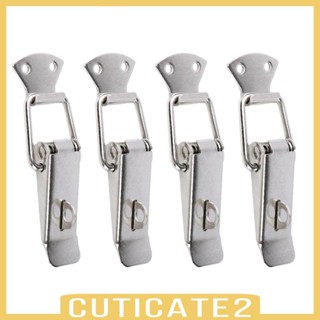 [Cuticate2] สลักสปริง สเตนเลส ขนาดเล็ก สําหรับเฟอร์นิเจอร์ ในร่ม 4 ชิ้น