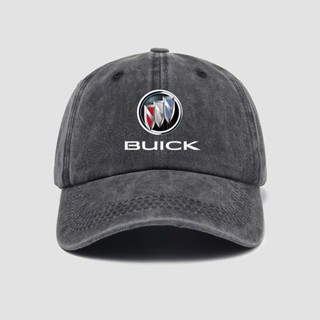 Buick Car Shop หมวกเบสบอล ผ้ายีน กันแดด เลือกลายได้ สําหรับขับขี่กลางแจ้ง