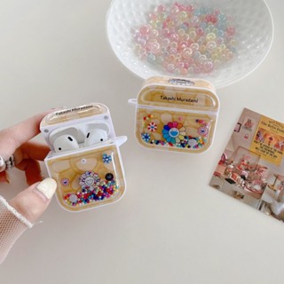 เคสแอร์พอต ลายดอกทานตะวัน หน้ายิ้ม คลายเครียด สร้างสรรค์ สําหรับ AirPods Pro 2 AirPods gen3 AirPods 1/2