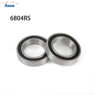 【Anna】Bearings Bike Black+Silver High Quality Thin Section 2 Pcs 61804/6804-2RS