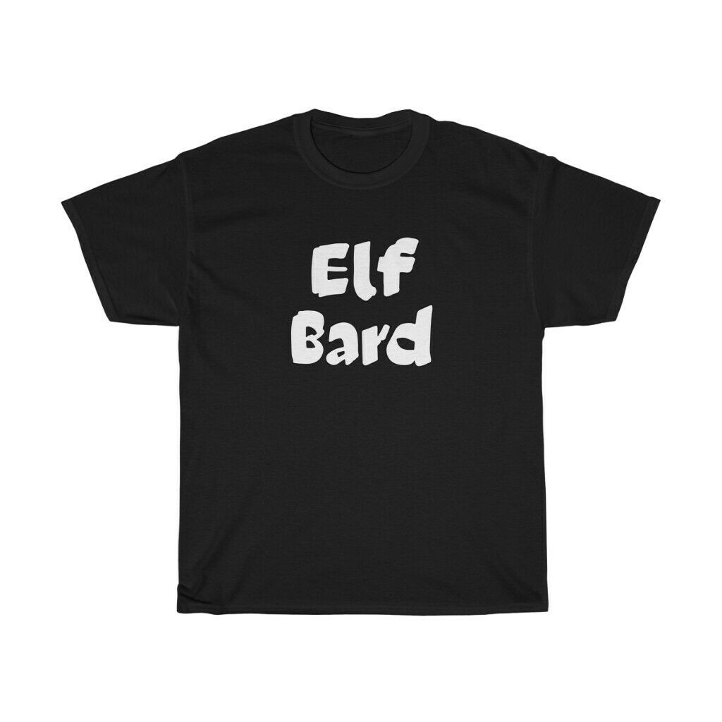 เสื้อยืด Elf Bard ตลก Dungeons และ Dragons Player Class Race Dnd Tee cotten tee