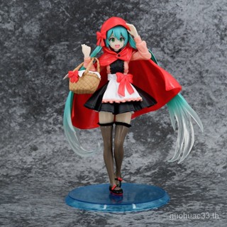 โมเดลฟิกเกอร์ Hatsune miku miku Uv4p สีแดง สําหรับตกแต่ง