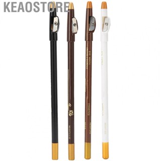 Keaostore Beard Pencil  With Sharpener Shaping Pen Liner Styling Tool for Salon Travel Home