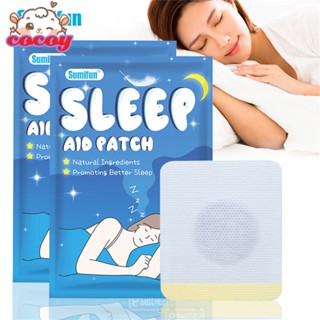 cocoy Sleeping Patch สติ๊กเกอร์ช่วยการนอนหลับ แผ่นแปะสะดือช่วยการนอนหลับ By Sumifun (1 แพ็ค 6 แผ่น) สติ๊กเกอร์สมุนไพรช่วยการนอนหลับ กระตุ้นการนอนหลับ สติ๊กเกอร์ผ่อนคลายร่างกายเพื่อปรับปรุงการนอนหลับ