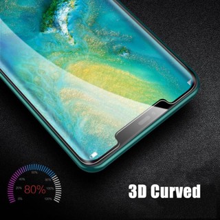 ฟิล์มกระจกนิรภัยกันรอยหน้าจอ 3D สําหรับ Huawei Mate 20 30 30E 40 40E 50 P40 RS Porsche Design Pro Plus 4G 5G Huawei nova 10 11 7 8 9 P30 P50 P60 Ultra Art Pro 4G 5G