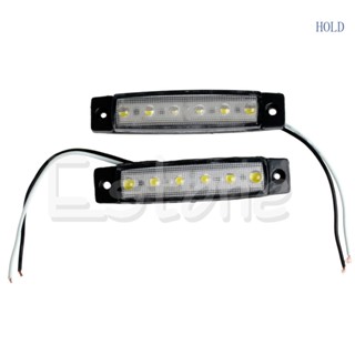 Ace ไฟท้าย LED 12V สําหรับรถบรรทุก รถพ่วง รถบัส 2 ชิ้น