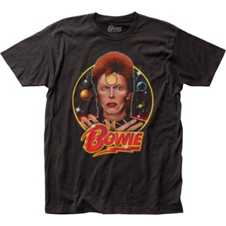 เสื้อยืด พิมพ์ลาย Sparkling David Bowie