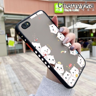 สําหรับ OPPO A77 F3 F3 Plus เคสการ์ตูนแมวน่ารัก บาง ฝ้า ดีไซน์ใหม่ กันกระแทก เคสโทรศัพท์แข็ง แฟชั่น ขอบซิลิโคน เคสป้องกัน