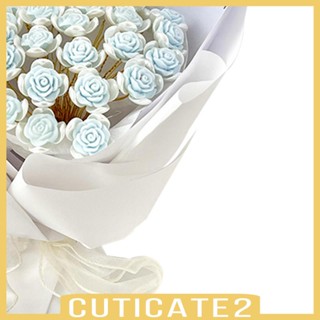 [Cuticate2] ช่อดอกกุหลาบ สําหรับทําช่อดอกไม้ ตกแต่งวันเกิด ห้องนั่งเล่น DIY