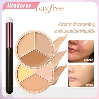 Bayfree Cream Correcting &amp; Concealer Palette High Coverage Concealer Multiple Effcet Waterproof Sweatproof ปรับสีผิวให้กระจ่างใส HO