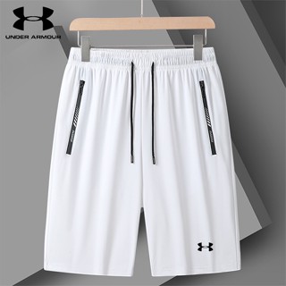 Under.armour กางเกงวอร์มขาสั้น ผ้าเรยอน แบบบาง แห้งเร็ว ใส่สบาย พลัสไซซ์ สําหรับผู้ชาย [M-6XL]