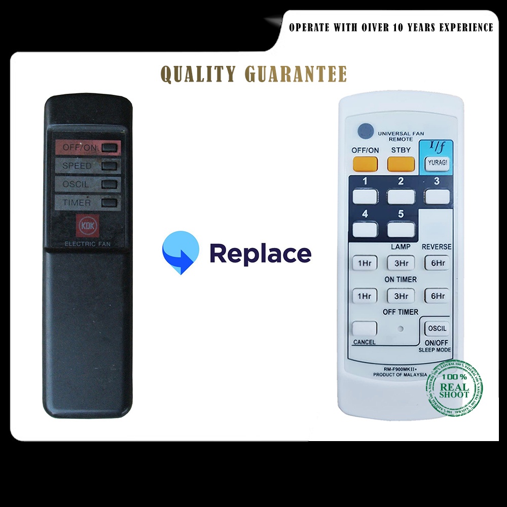 KDK ELECTRIC FAN REMOTE CONTROL [รีเซ็ต]