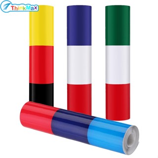 สติกเกอร์ ลายทาง 3 สี สําหรับตกแต่งรถยนต์