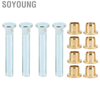 Soyoung Door Hinge Pin Bushing Kit Rustproof Pins  Deform Durable Metal Heavy Duty Reliable for Pickup Truck