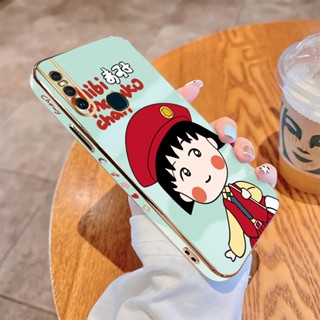 เคสโทรศัพท์มือถือแบบนิ่ม ขอบสี่เหลี่ยม ลายเชอร์รี่ มีตบอล หรูหรา สําหรับ Vivo S1 Z1 Pro Z5X T1 5G Snapdragon 695 778G T1 Pro 5G