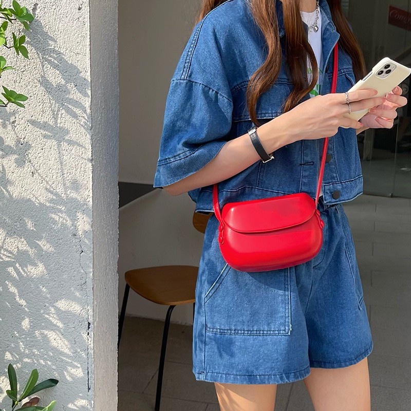 bag_1(BAG1897) กระเป๋าหนังสะพายทรงกล่อง สไตล์เกาหลี crossbody