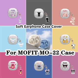 【คุณภาพสูง】เคสหูฟังนิ่ม แบบใส ลายการ์ตูน สําหรับ MOFIT MO-22 MOFIT MO-22