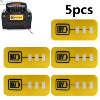 【Big Discounts】5 Replacement LED Sticker Labels for De Walt 18V DCB140 DCB182 Lithium Batteries#BBHOOD