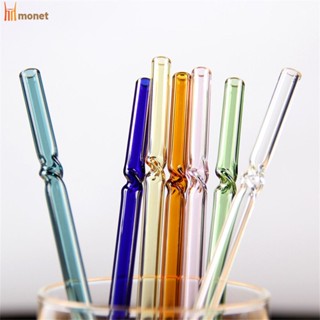 19 ซม.หลอดดูดดื่มแบบใช้ซ้ำได้สูงแก้ว Borosilicate งานแต่งงานวันเกิด Party Straws โปร่งใสทนความร้อน molisa