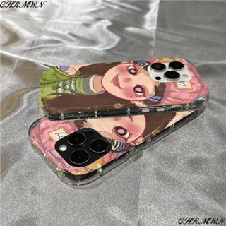 เคสโทรศัพท์มือถือนิ่ม แบบใส ลายเด็กผู้หญิงน่ารัก สไตล์เรโทร สําหรับ Iphone Apple 14promax 1312 11 7 8plus xr sins TPTA