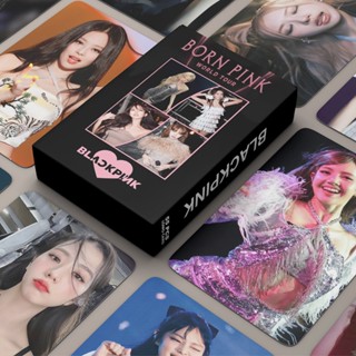 โปสการ์ดอัลบั้มรูปภาพ Black-Pink 2023 WORLD TOUR สีดํา สีชมพู จํานวน 55 ชิ้น ต่อกล่อง