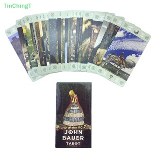 [TinChingT] ไพ่ทาโรต์ John Bauer Fate Divination Deck Family Party Board Game Fortune Telling Game Beginners Cards [ใหม่]