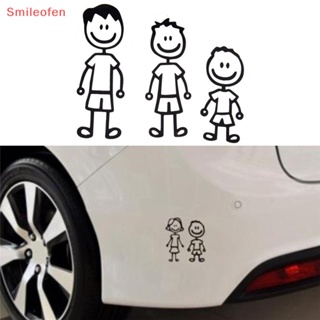 [Smileofen] ใหม่ สติกเกอร์รูปลอก ลาย Family Member Viny DIY สําหรับติดตกแต่งหน้าต่างรถยนต์