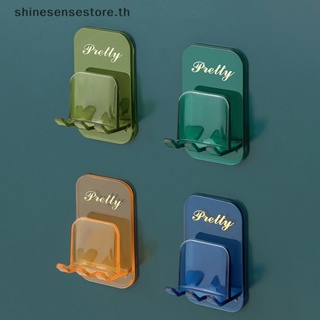 Shine ชั้นวางแปรงสีฟัน เครื่องโกนหนวด แปรงสีฟัน ไม่ต้องเจาะ 1 ชิ้น