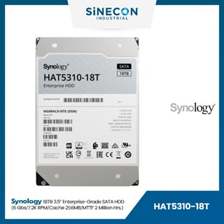 Synology ฮาร์ดดิสก์ HAT5310-18T | 18TB 3.5” Enterprise-Grade SATA HDD