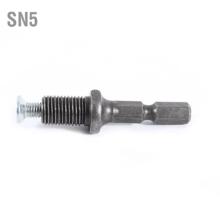 Sn5 [อะแดปเตอร์ฐานสิบหก] เครื่องมือค้อนสว่านไฟฟ้า Hex Shank อะแดปเตอร์ 3/8 นิ้ว-24 Unf พร้อมสกรู