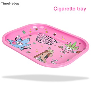 Timehebay BAKEDBUNNY ถาดโลหะ 18*14 ซม. สําหรับใส่ยาสูบ