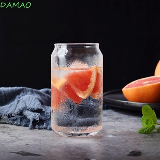 DAMAO ถ้วยแก้ว พร้อมที่จับ ใช้ซ้ําได้ สําหรับใส่เครื่องดื่ม วิสกี้ เบียร์ น้ําผลไม้