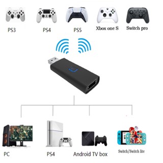 อะแดปเตอร์แปลงจอยเกมไร้สาย USB สําหรับ PS5 PS4 PS3 Xbox one S Switch Pro