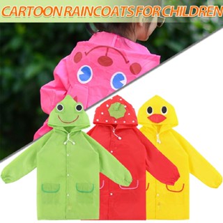 Cute Cartoon Hooded Jacket Rain Coat Nursery Kids Raincoat Poncho