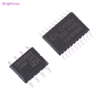 Brightsun ชิปวงจรรวม เกรดอุตสาหกรรม CH32V003 MCU RISC-V2A สายเดี่ยว อินเตอร์เฟซดีบักกิ้ง 10 ชิ้น ต่อล็อต