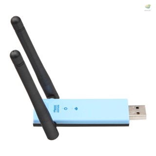 Wd-r603u เสาอากาศขยายสัญญาณไร้สาย USB WiFi 300Mbps สีฟ้า สีดํา