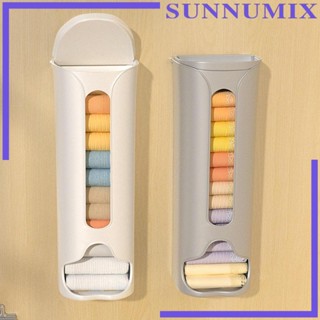 [Sunnimix] กล่องเก็บถุงเท้า เนคไท แบบติดผนัง