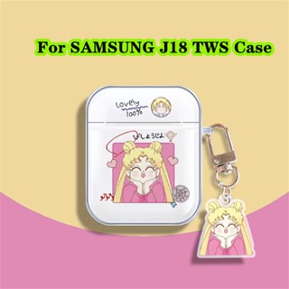 【จัดส่งรวดเร็ว】เคสหูฟัง แบบนิ่ม แบบใส ลายการ์ตูน สําหรับ SAMSUNG J18 TWS SAMSUNG J18 TWS