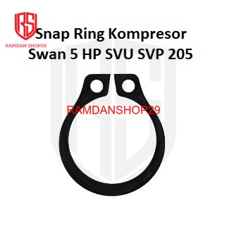 Snap Ring Pin ลูกสูบ Snapring Compressor Swan 5 HP SVP 205