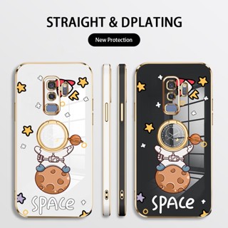 เคสโทรศัพท์ซิลิโคน แบบนิ่ม พิมพ์ลายนักบินอวกาศ NASA สําหรับ Samsung S9 Plus S10 Plus