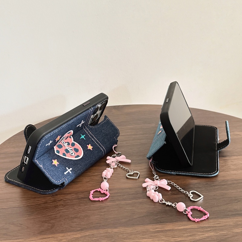 เคสโทรศัพท์มือถือ แบบฝาพับ ปักลายคาวบอย สําหรับ iPhone 14Pro 11 12 12Pro 12promax 13 13Pro 14promax 14 13promax 14promax - รูปที่ 3