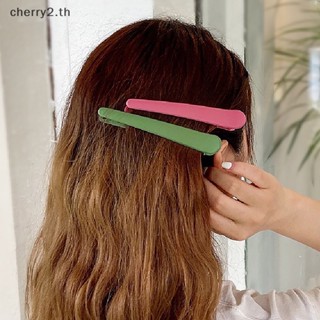 [cherry2] กิ๊บติดผมพลาสติก สีแคนดี้ สําหรับจัดแต่งทรงผม DIY 10 ชิ้น ต่อชุด [TH]