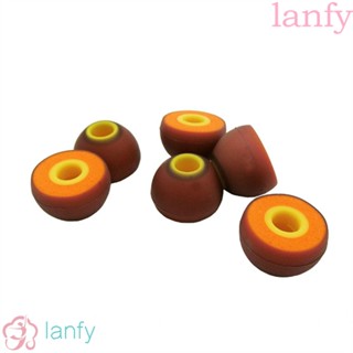 LANFY แผ่นซิลิโคนครอบหูฟัง อุปกรณ์เสริมหูฟัง Sml