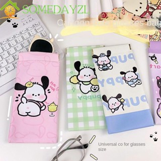 SOMEDAYZL กระเป๋าเครื่องสําอาง กระเป๋าใส่เหรียญ หนัง PU ลายการ์ตูน Pochacco แบบพกพา สําหรับเด็ก