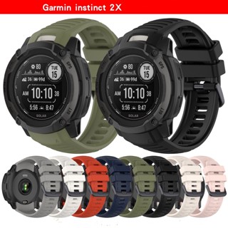 สายนาฬิกาข้อมือซิลิโคน สําหรับ Garmin instinct 2X Garmin instinct 2X