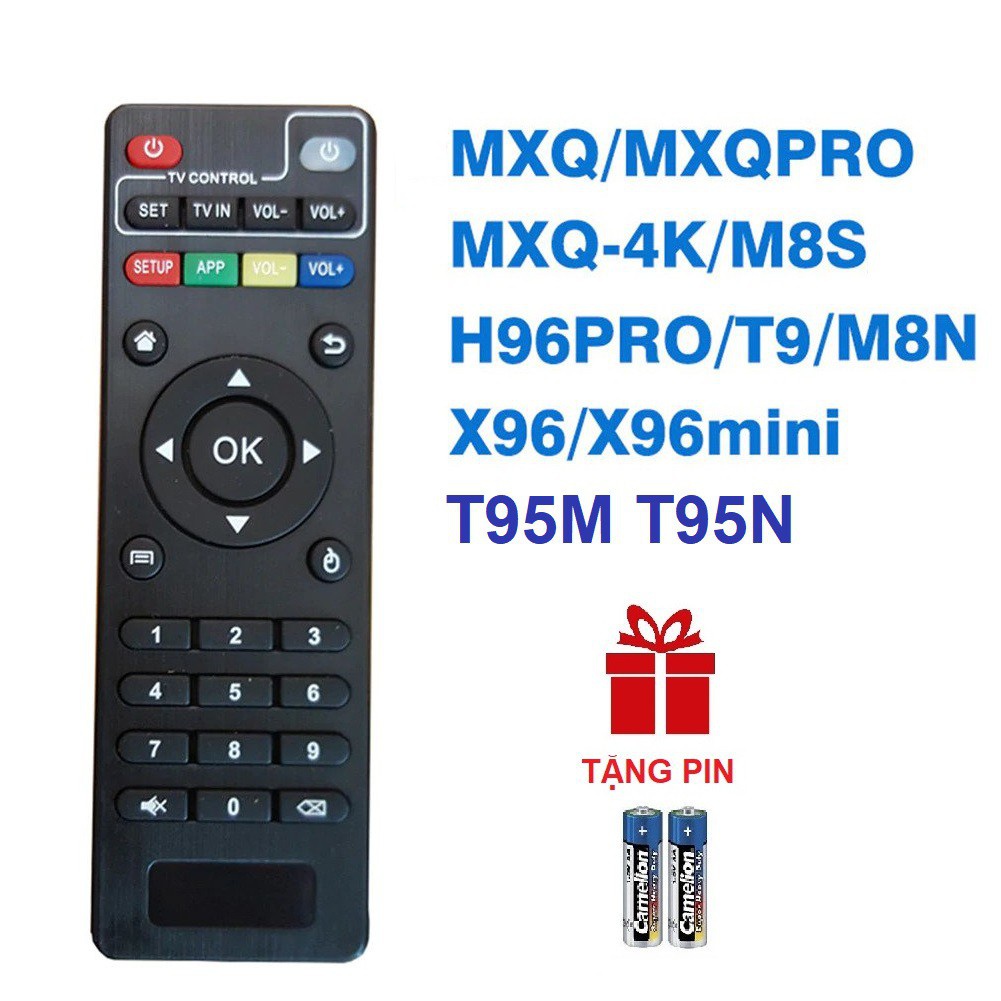 T95m t95n M8s m8n M8C M8 mxq 4K pro h96 X96 mini TV box Android TV box รีโมทคอนโทรล (-รับแบตเตอรี่)