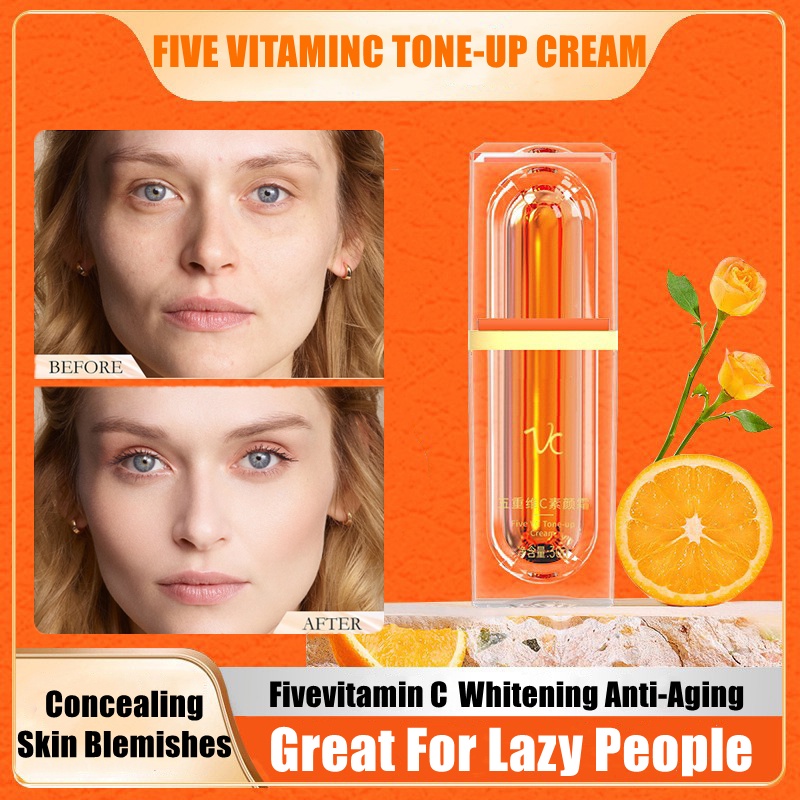 QHOO Five VitaminC ครีมคอนซีลเลอร์ เพิ่มความชุ่มชื้น 30 กรัม