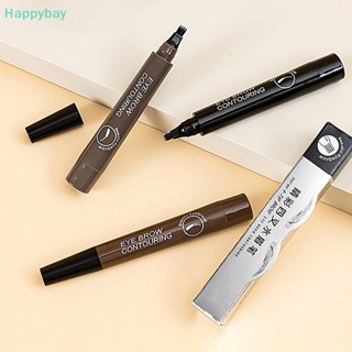 &lt;Happybay&gt; ดินสอเขียนคิ้ว เนื้อลิขวิด กันน้ํา 4 จุด มี 5 สี ลดราคา