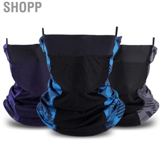 Shopp Cycling Face Cover for Summer Ice Silk Hanging Ear Scarf Breathable Head Sports Equipment
