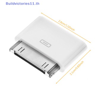 Buildvictories11 อะแดปเตอร์แปลงสายชาร์จ Micro Usb เป็น 30 Pin สําหรับ Apple Phone 4 4s 3gs Ipod